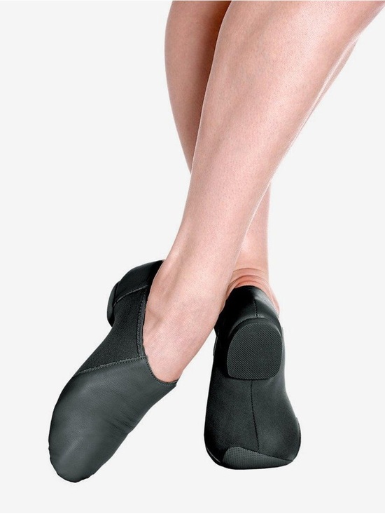 Sodanca Shoes - So Danca JZ-43 Adult Jazz leather Split Sole Shoe Arch Hugging Neoprene 7.5 New